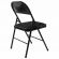 Стул складной BRABIX "Golf Plus CF-003 КОМФОРТ", чёрный каркас, чёрная ткань, 532889