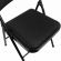 Стул складной BRABIX "Golf Plus CF-003 КОМФОРТ", чёрный каркас, чёрная ткань, 532889