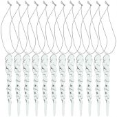 Набор Украшение НГ подвесн сосульки акрил Ледяная сказка 12шт,13см НУ-9900 Набор Украшение НГ подвесн сосульки акрил Ледяная сказка 12шт,13см НУ-9900