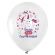 Шары воздушные 30 см с рисунком "Для девочки", КОМПЛЕКТ 10 штук, ассорти, BRAUBERG KIDS, 591888