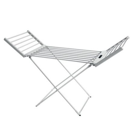 Сушилка для белья напольная, электрическая, раскладная, 3 зоны сушки, алюминиевая, таймер/регулировка темп. 45-70 °С, LAIMA HOME, 700979