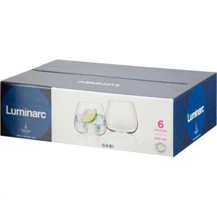 Набор стаканов низкий Габи 350 мл, 6шт/уп