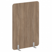 R-line Перегородки на металлических опорах на фетровых подпятниках DP.F-120-180 Дуб аризона/Серый металл 1200*18*1800