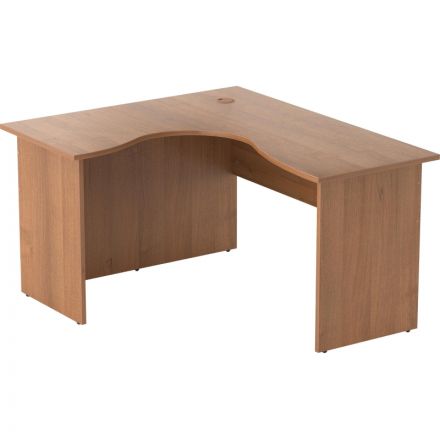 Стол эргономичный Easy One 22/22 левый (1400x1200x740мм) орех new