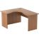 Стол эргономичный Easy One 22/22 левый (1400x1200x740мм) орех new