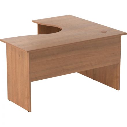 Стол эргономичный Easy One 22/22 левый (1400x1200x740мм) орех new