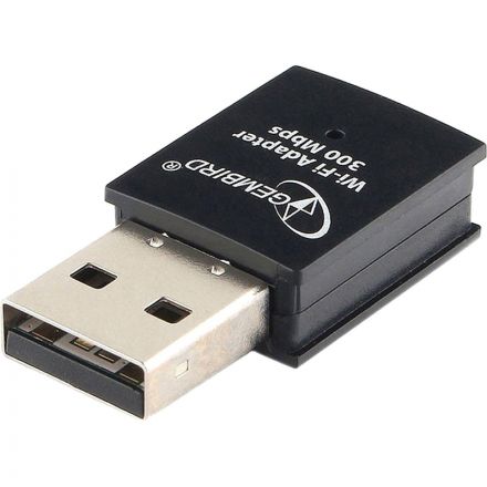 Сетевой адаптер мини WiFi Gembird 300Мбит, USB, 802.11b/g/n