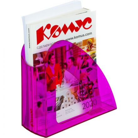 Лоток вертикальный Attache 90мм Bright Colours прозрачный фиолетовый Лоток вертикальный Attache 90мм Bright Colours прозрачный фиолетовый