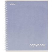 Тетрадь Attache Акварель гребень картон А5 80л фиолетовый