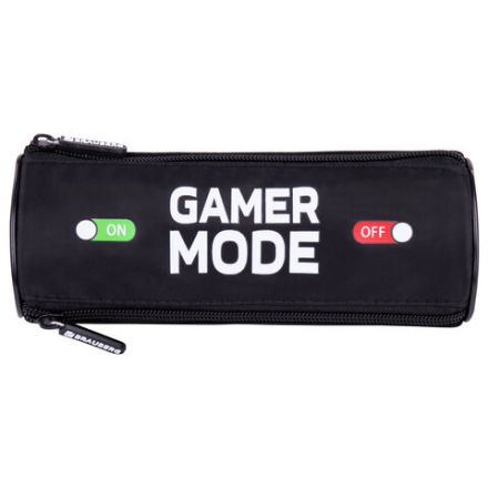 Пенал мягкий BRAUBERG, 3 отделения, нейлон, 21х7х7 см, "Gamer", 270841