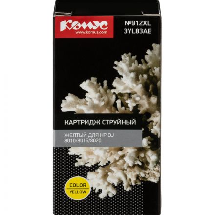 Картридж струйный Комус №912XL 3YL83AE жел.для HP OJ 8010/8015/8020