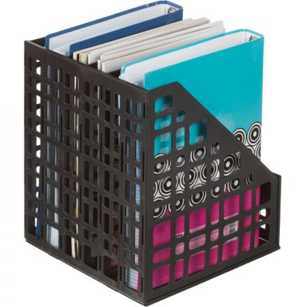 Вертикальный накопитель для бумаг Attache сборный черный