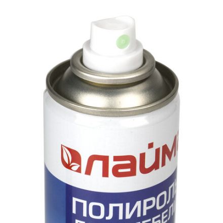 Полироль для мебели LAIMA "Антипыль" с воском и антистатиком, 300 мл, аэрозоль, 606511