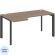 Стол ONIX-П левый П на металлокаркасе O.MP-SA-1L аризона дуб/антрацит Стол ONIX-П левый П на металлокаркасе O.MP-SA-1L аризона дуб/антрацит