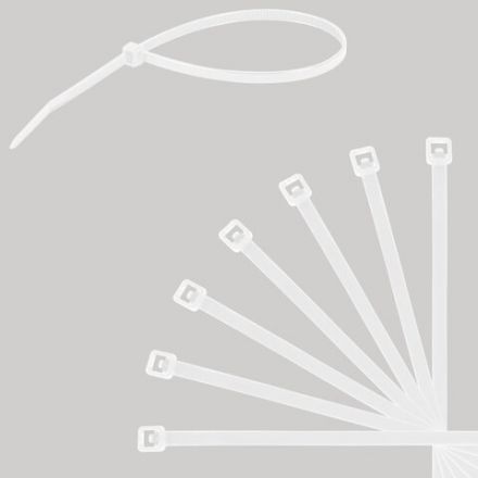 Стяжка (хомут) нейлоновая сверхпрочная POWER LOCK, 3,6х200 мм, КОМПЛЕКТ 100 шт., белая, SONNEN, 607921 Стяжка (хомут) нейлоновая сверхпрочная POWER LOCK, 3,6х200 мм, КОМПЛЕКТ 100 шт., белая, SONNEN, 607921