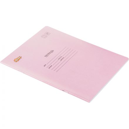 Тетрадь школьная А5,24л,клетка,скреп. №1 School Отличник Розовый 10шт/уп Тетрадь школьная А5,24л,клетка,скреп. №1 School Отличник Розовый 10шт/уп