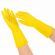 Перчатки МНОГОРАЗОВЫЕ латексные с хлопчатобумажным напылением, размер 8-9, L (большой), вес 57 г, желтые, KOMFI, DGL026P