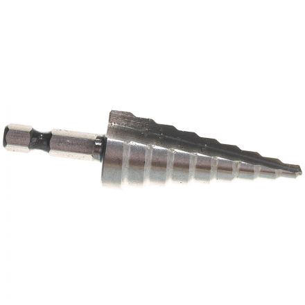 Сверло ступенчатое по металлу Вихрь 9 ступеней, 4-20мм,  P6M5 (73/10/6/17)