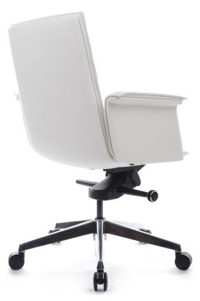 Кресло Rubens-M В1819-2 Белый (6207) натуральная кожа 68*68*98-104