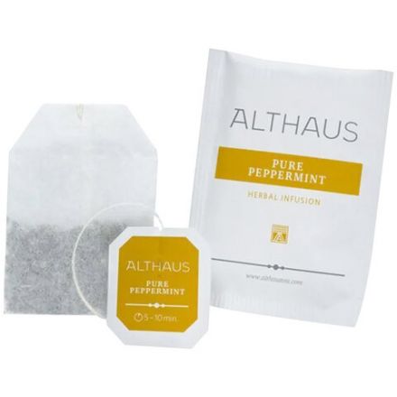 Чай ALTHAUS "Pure Peppermint" травяной, 20 пакетиков в конвертах по 1,75 г, ГЕРМАНИЯ, TALTHB-DP0037