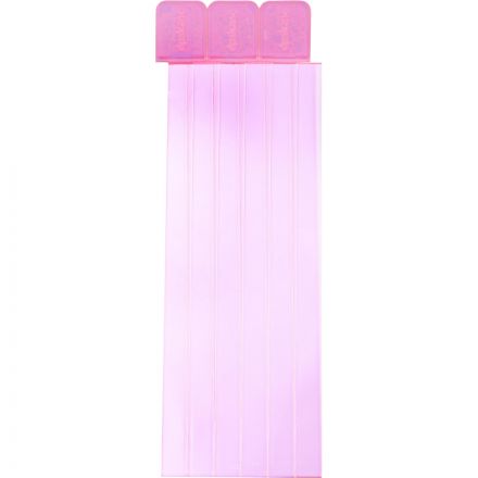 Закладка самоклеящиеся для книг,прямые,наб.6 шт,350мкм,розов neon,2921-922