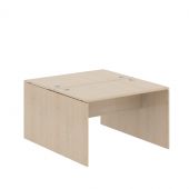 Стол 2-х местный W2ST 127 Бук Тиара 1200х1406х750 WAVE Стол 2-х местный W2ST 127 Бук Тиара 1200х1406х750 WAVE