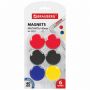Магниты БОЛЬШОГО ДИАМЕТРА, 40 мм, КОМПЛЕКТ 6 штук, цвет АССОРТИ, в блистере, BRAUBERG, 230757 Магниты БОЛЬШОГО ДИАМЕТРА, 40 мм, КОМПЛЕКТ 6 штук, цвет АССОРТИ, в блистере, BRAUBERG, 230757