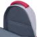 Рюкзак HEIKKI GOODLY (ХЕЙКИ) универсальный, 2 отделения, отделение для ноутбука, серый/красный, 46x33x18 см, 273869