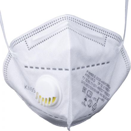 Респиратор (полумаска) с кл FFP2 12ПДК, Р-КН95-2-01, 10шт/уп