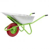 Тачка строительная с PU колесом, г/п 180 кг, объем 90 л// Сибртех 68968