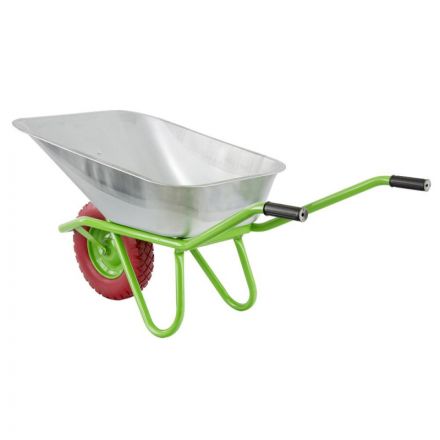 Тачка строительная с PU колесом, г/п 180 кг, объем 90 л// Сибртех 68968