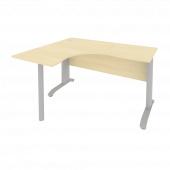 Riva Metal-L Стол криволинейный левый ПЛ.СА-3 (L) Клён/Тёмно-серый металл 1400*1200*750 Riva Metal-L Стол криволинейный левый ПЛ.СА-3 (L) Клён/Тёмно-серый металл 1400*1200*750