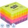 Стикеры Attache Selection куб 51х51, неон-3 4 цвета 400 л