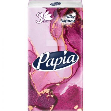 Носовые платочки Papia 3 сл.10лx10 пач/уп