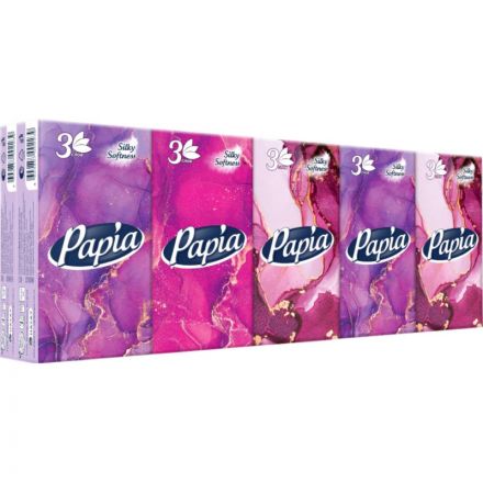 Носовые платочки Papia 3 сл.10лx10 пач/уп