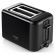 Тостер BOSCH TAT3P423, 970 Вт, 2 тоста, 5 режимов, металл, черный