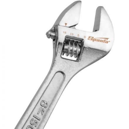 Ключ разводной 150 мм хромированный Sparta 155205