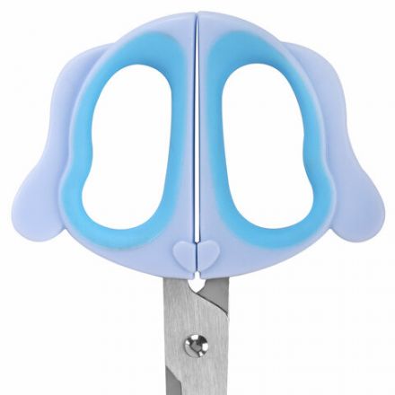 Ножницы 130 мм, фигурные рукоятки с резиновыми вставками "Далматин", с чехлом, BRAUBERG KIDS, 238352 Ножницы 130 мм, фигурные рукоятки с резиновыми вставками "Далматин", с чехлом, BRAUBERG KIDS, 238352