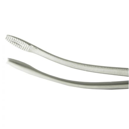 Корнцанг изогнутый  для детей 228мм(щ-20-4) J-18-037