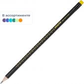 Карандаш чернографитный Attache Selection Magie Noire НВ заточенный с ластиком