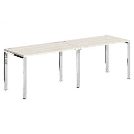 Стол 2-х местный XGWST 2470.1 Сосна Эдмонт/Нержавейка полированная 2400х700х750 XTEN GLOSS Стол 2-х местный XGWST 2470.1 Сосна Эдмонт/Нержавейка полированная 2400х700х750 XTEN GLOSS