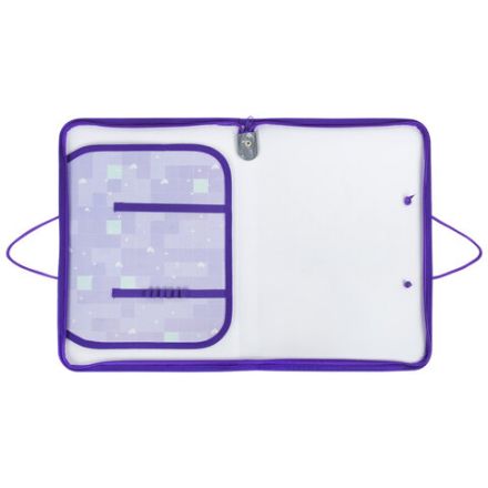 Папка для труда на молнии с ручками ПИФАГОР А4, 1 отделение, пластик, органайзер, "Falling cat", 272226 Папка для труда на молнии с ручками ПИФАГОР А4, 1 отделение, пластик, органайзер, "Falling cat", 272226