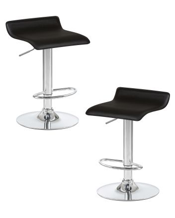 Набор 2 шт Стул барный DOBRIN TOMMY, чёрный