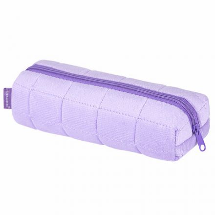 Пенал BRAUBERG, мех, 21х6х6 см, фиолетовый, 272280 Пенал BRAUBERG, мех, 21х6х6 см, фиолетовый, 272280
