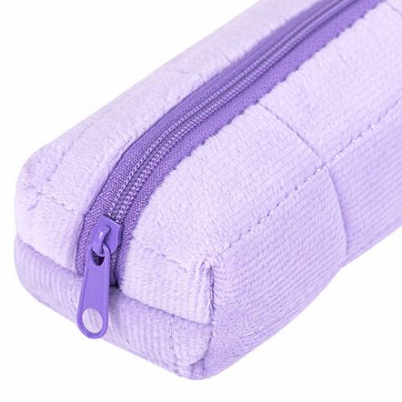 Пенал BRAUBERG, мех, 21х6х6 см, фиолетовый, 272280 Пенал BRAUBERG, мех, 21х6х6 см, фиолетовый, 272280