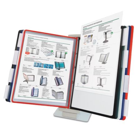 Демосистема настольная/настенная, с 10 цветными панелями А4, металлическая основа, серая, BRAUBERG "SOLID", 236717 Демосистема настольная/настенная, с 10 цветными панелями А4, металлическая основа, серая, BRAUBERG "SOLID", 236717