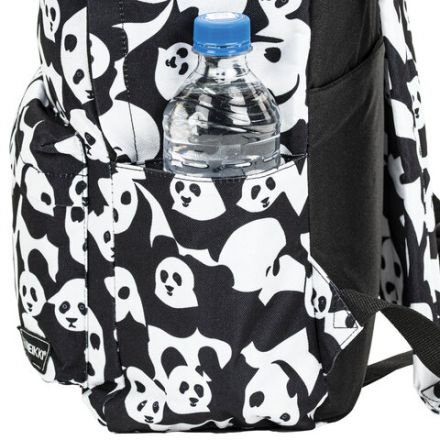 Рюкзак HEIKKI POSITIVE (ХЕЙКИ) универсальный, карман-антивор, "Pandas", 42х28х14 см, 272544