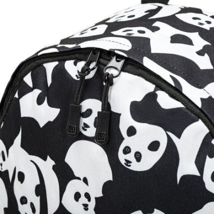 Рюкзак HEIKKI POSITIVE (ХЕЙКИ) универсальный, карман-антивор, "Pandas", 42х28х14 см, 272544