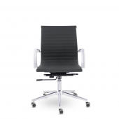 Кресло СН-300 Кайман Н soft хром Ср S-0401 (черный)