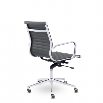 Кресло СН-300 Кайман Н soft хром Ср S-0401 (черный)